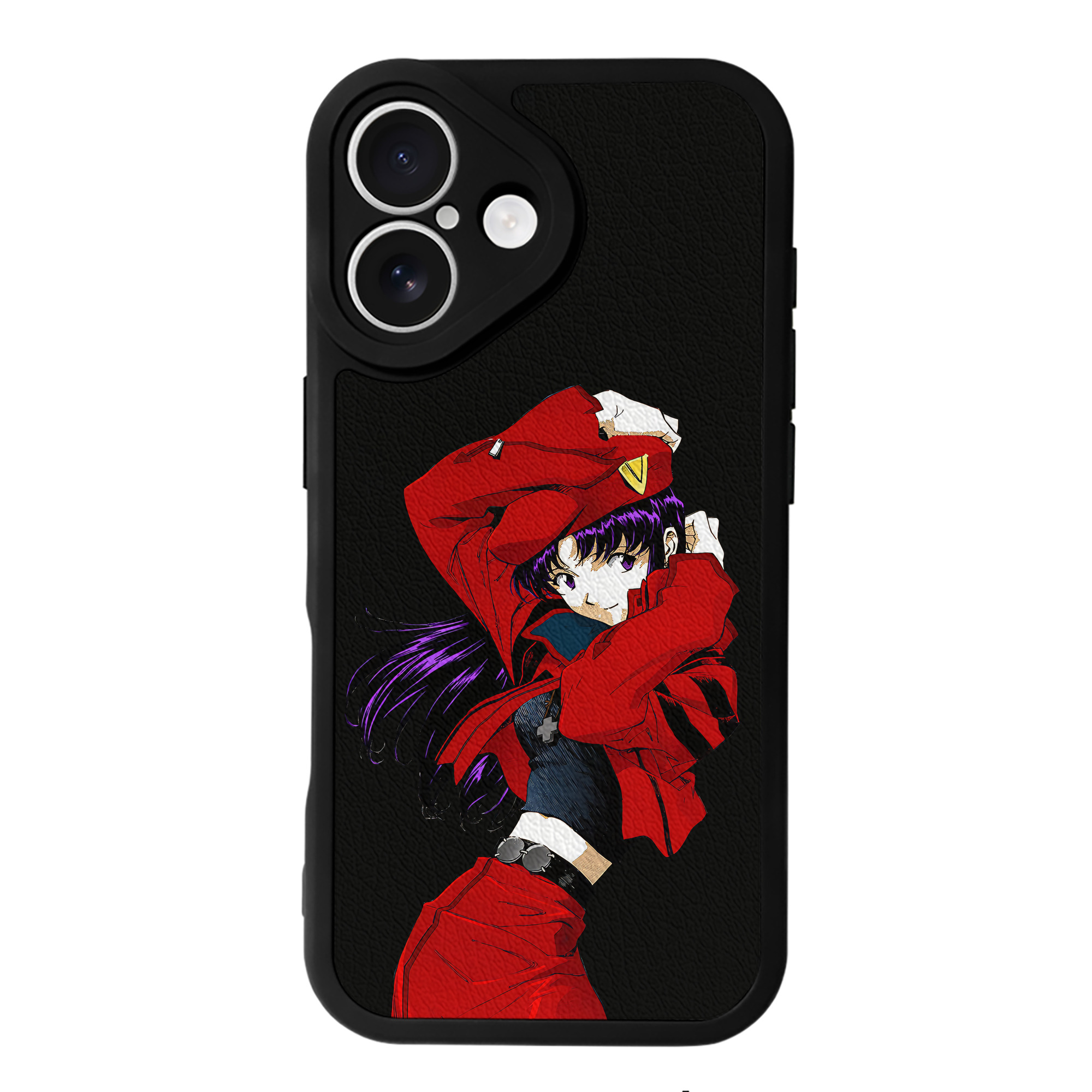 （画像用） EVA 新世紀エヴァンゲリオン 【iPhone 16シリーズ対応】シリコンスマホケース（レザー調） 材質：シリコン